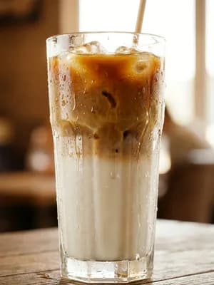 Publicité générée pour un café glacé